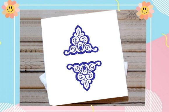 Blue Border Embroidery Design: A Gift Maker's Review