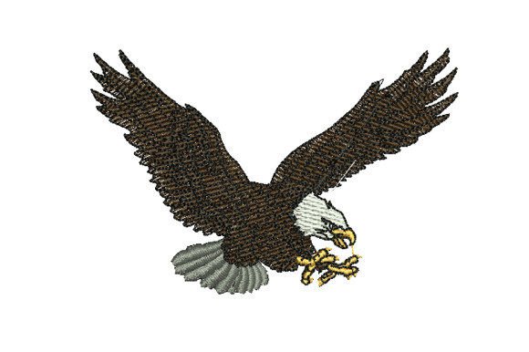 Eagle Swooping Prey Embroidery Design Review