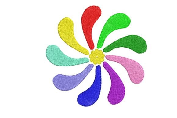 Flower Rainbow Embroidery Design Review
