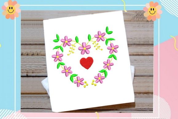Flower Ring Heart Embroidery Design Review
