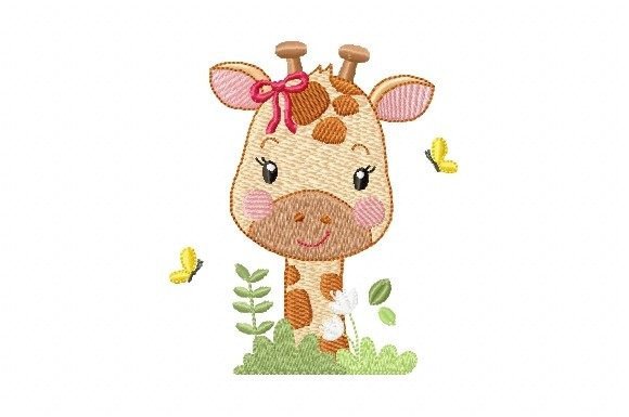 Giraffe Girl: A Craft Fair Embroidery Design Review