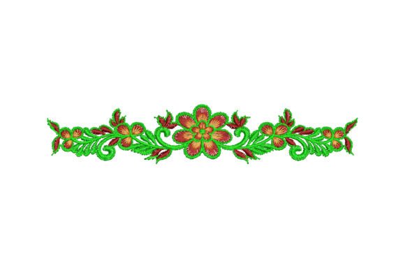 Leaves a Flower Border Review: Seasonal Embroidery