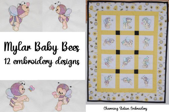 Mylar Baby Bees: An Embroidery Seller’s Review