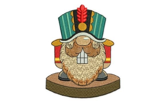 Nutcracker Gnome Embroidery Design